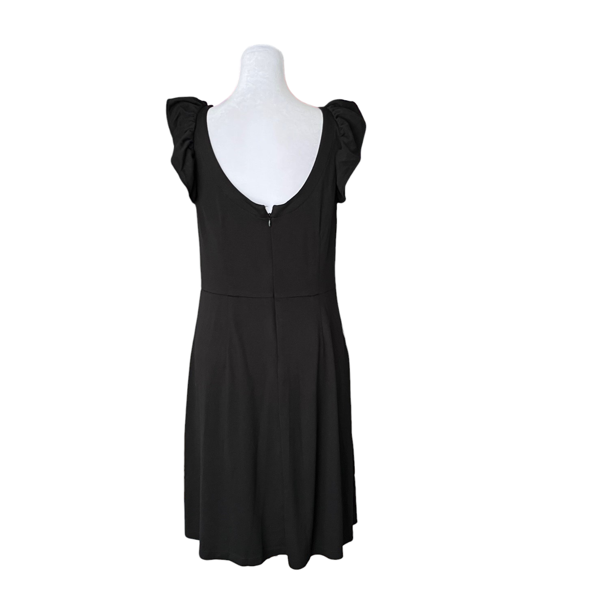 Loft Women's Black Ruffle Sleeve Jersey Flounce Dress Knit Dress Size 6 | eBay Loft Women's Black Ruffle Sleeve Jersey Flounce Dress Knit Dress Size 6 | eBay