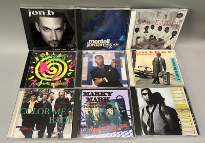 90's Cd Lot-Pop/Funk/R&B Lot of 9-Luther Vandross, MC Hammer, Color Me Bad