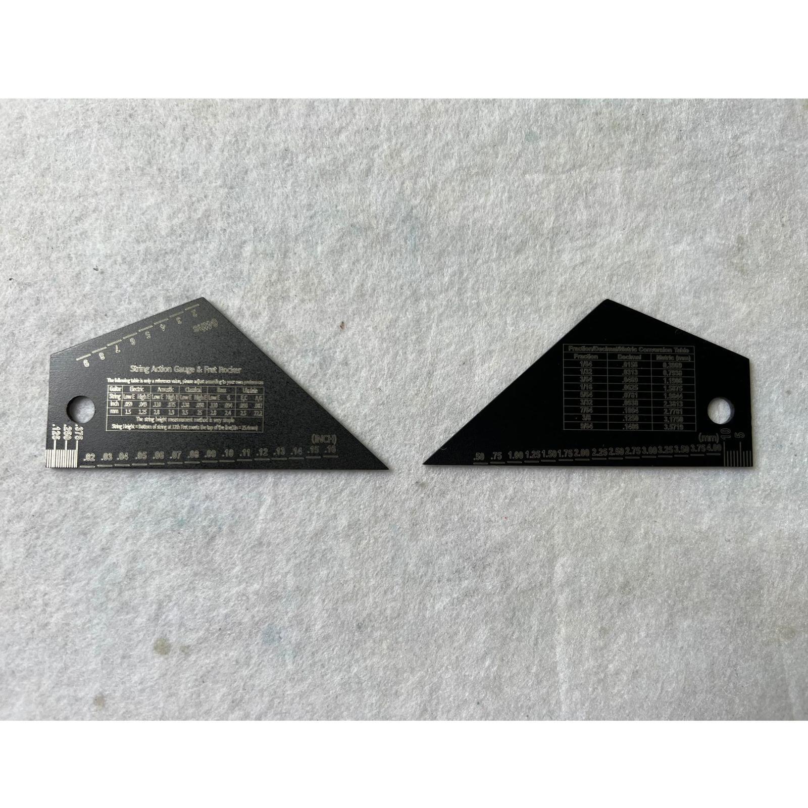 Guitar Fret Rocker Metal Fret Leveling Tool for Folk Acoustic Guitar