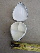 Lot of 4 Small Pill Container Pill Box with Compartments Lightweight