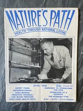 1948 NATURE'S PATH Health Quack Magazine Benedict Lust Naturopathy Paul C. Bragg