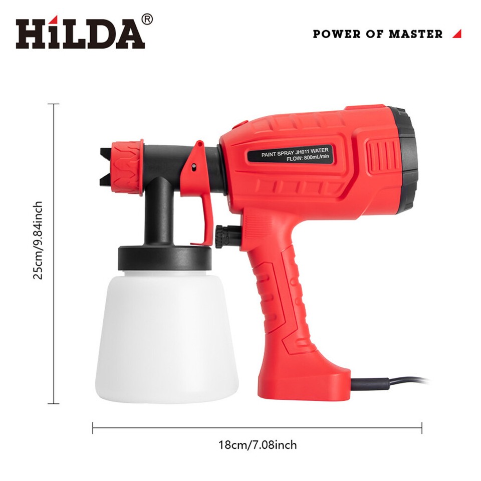 ♥ 400w Portable Sprayer 800ml Paint Spraying Gun for Furniture/Walls