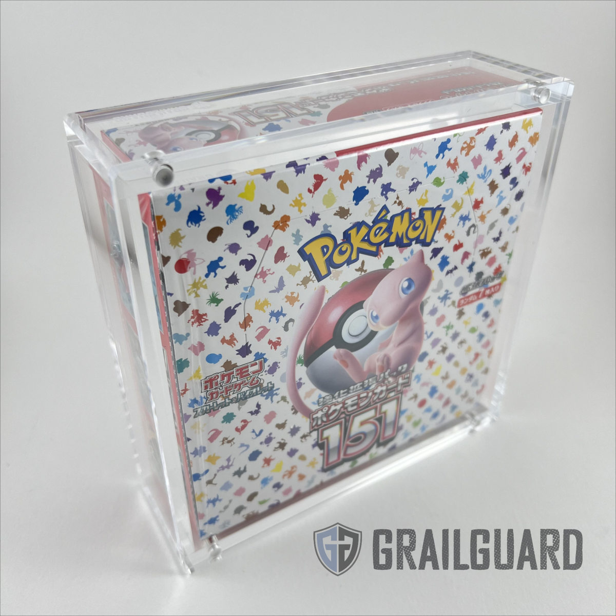 Pokemon Japanese Large Booster Box Premium Acrylic Display Protector Case -  151 | eBay
