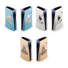 ANIMAL CLUB INTERNATIONAL FACES VINYL SKIN FOR SONY PS5 DISC EDITION CONSOLE