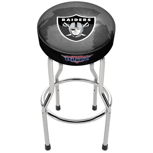 NFL Team Logo Bar Stool Adjustable Swivel Seat High Back Chair Blitz Football - Picture 84 of 247