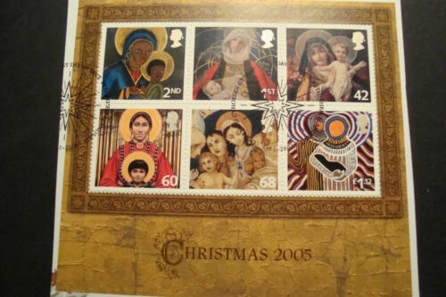 Seasonal, Christmas Decimal Used Great Britain Elizabeth II Stamps