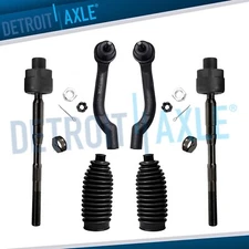 Front Inner & Outer TieRod End Links + Boots for 2008-2012 2013 Nissan Rogue