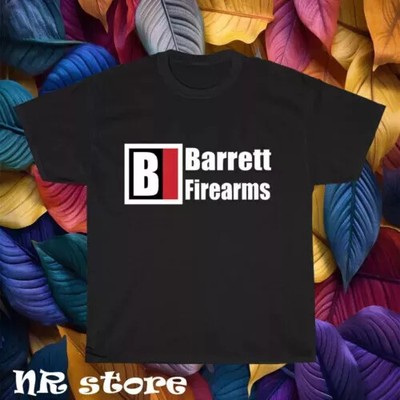 New BARRETT Ammunition Guns Firearms Logo T shirt Funny Size S to 5XL