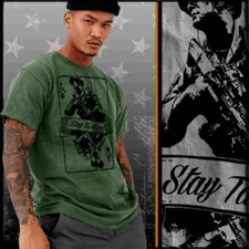 Special Forces Military Combat Operations Infantry Sharp Shooter Sniper Card Tee