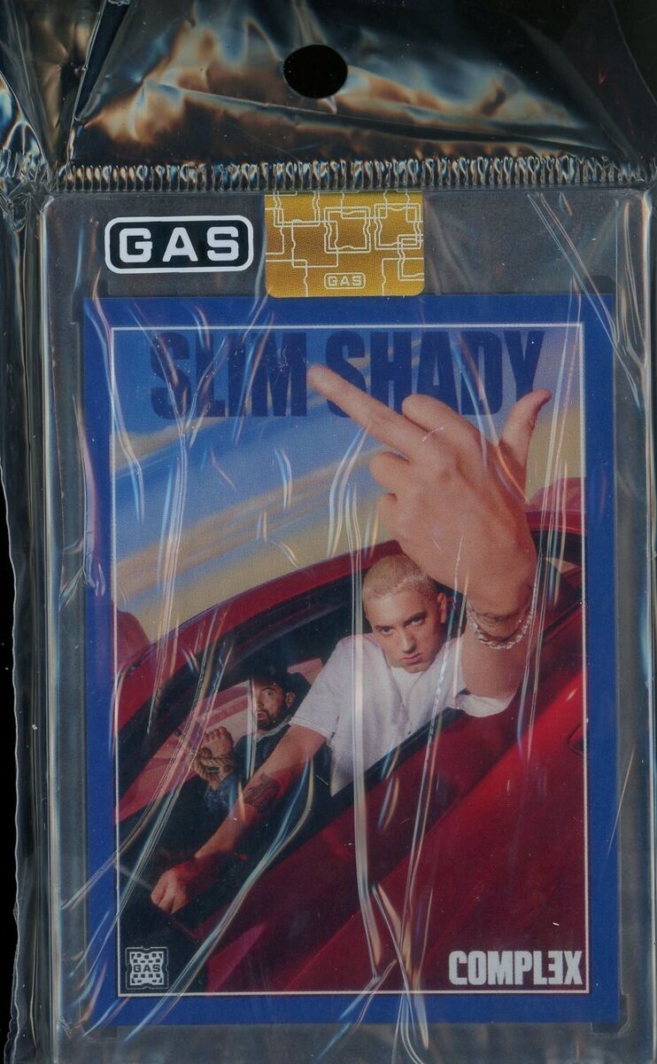 Gas Trading Cards X Complex Slim Shady Eminem Card BLUE Foil Gas Trading Cards X Complex Slim Shady Eminem Card BLUE Foil