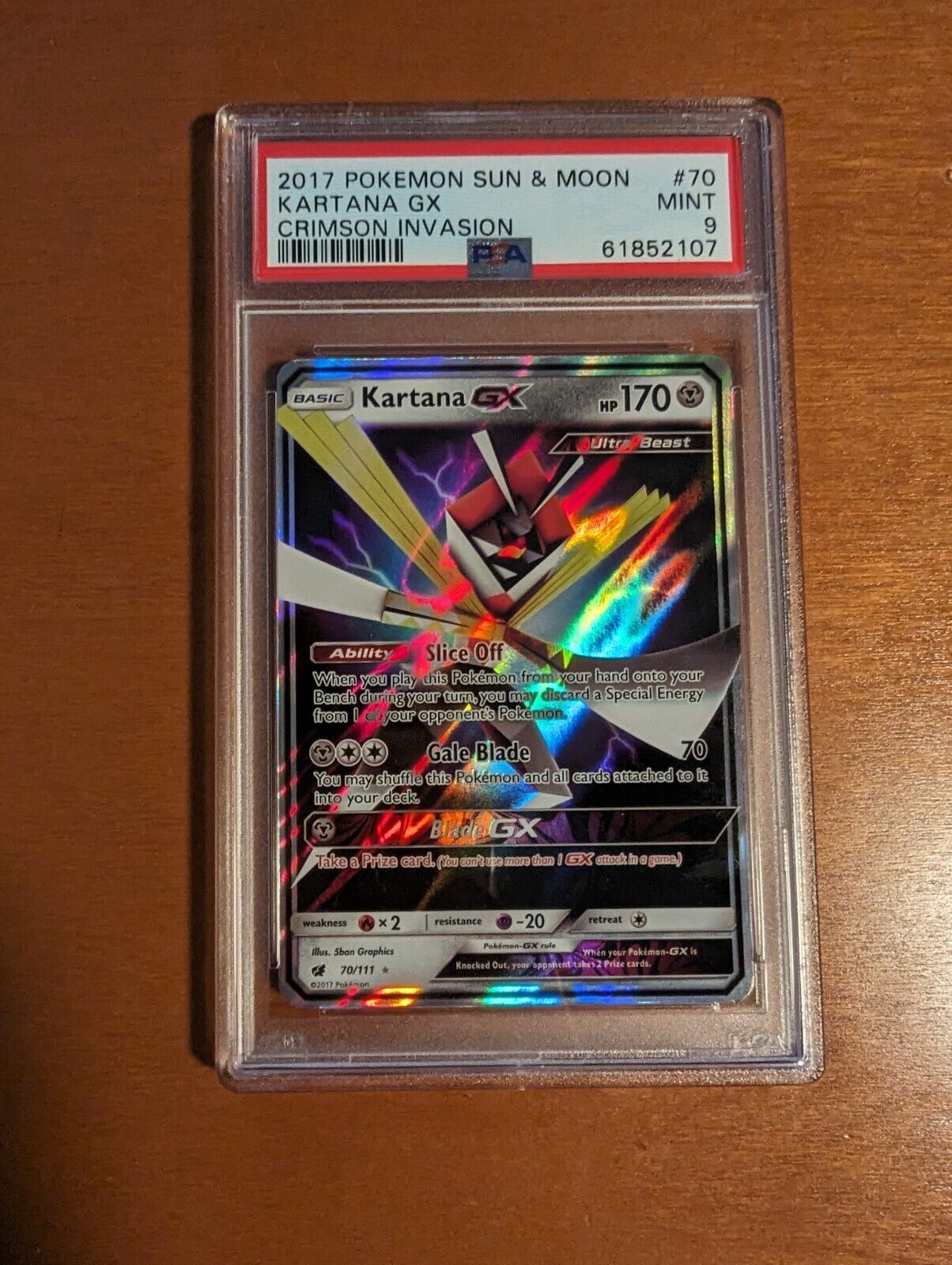  Kartana GX - 70/111 - Ultra Rare : Toys & Games