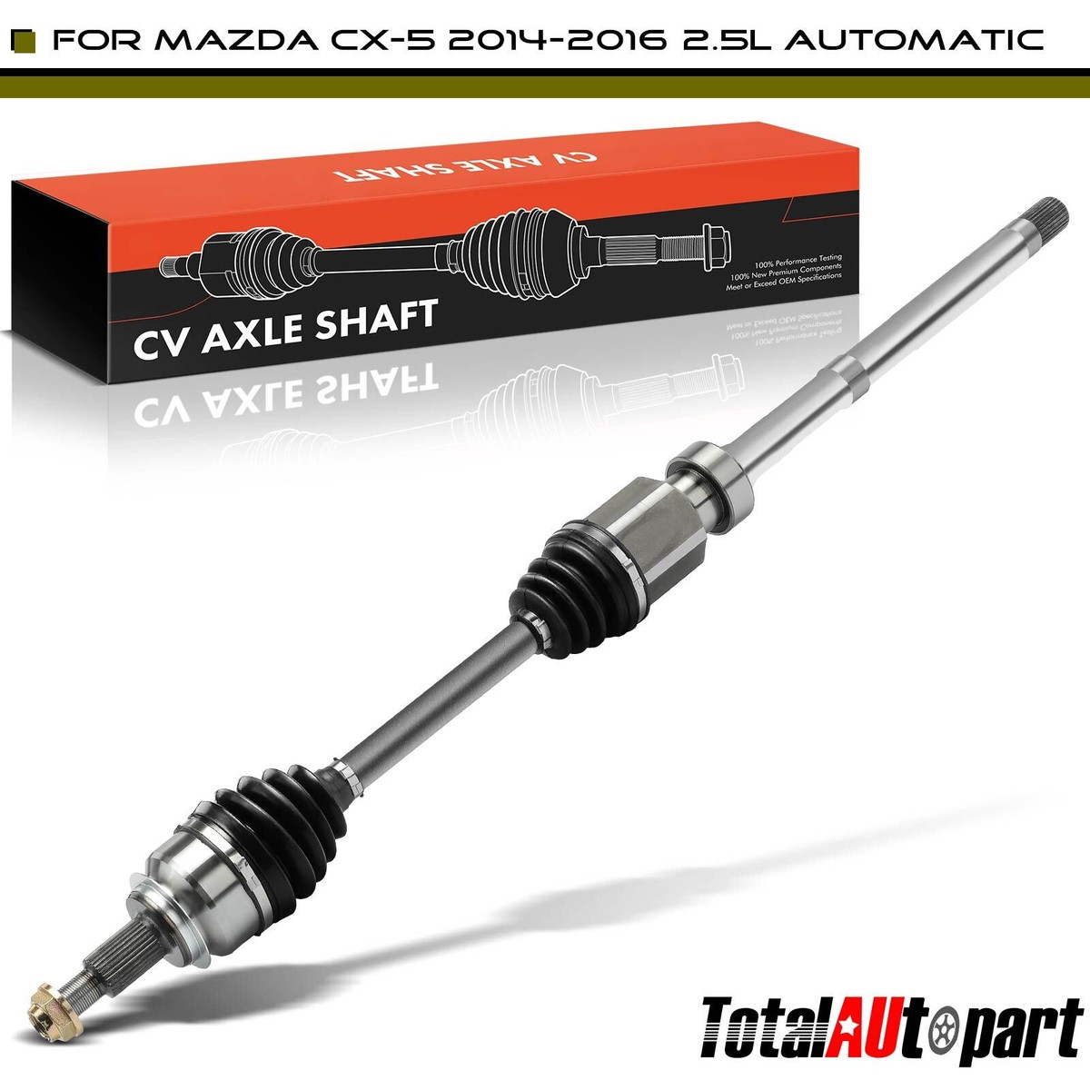 New CV Axle Assembly for Mazda CX-5 2014-2016 L4 2.5L AWD Front