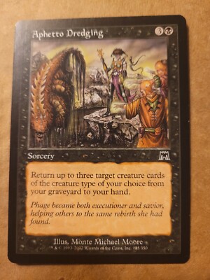 Aphetto Dredging (125/350) Onslaught MTG Magic The Gathering LP BULK DISCOUNT