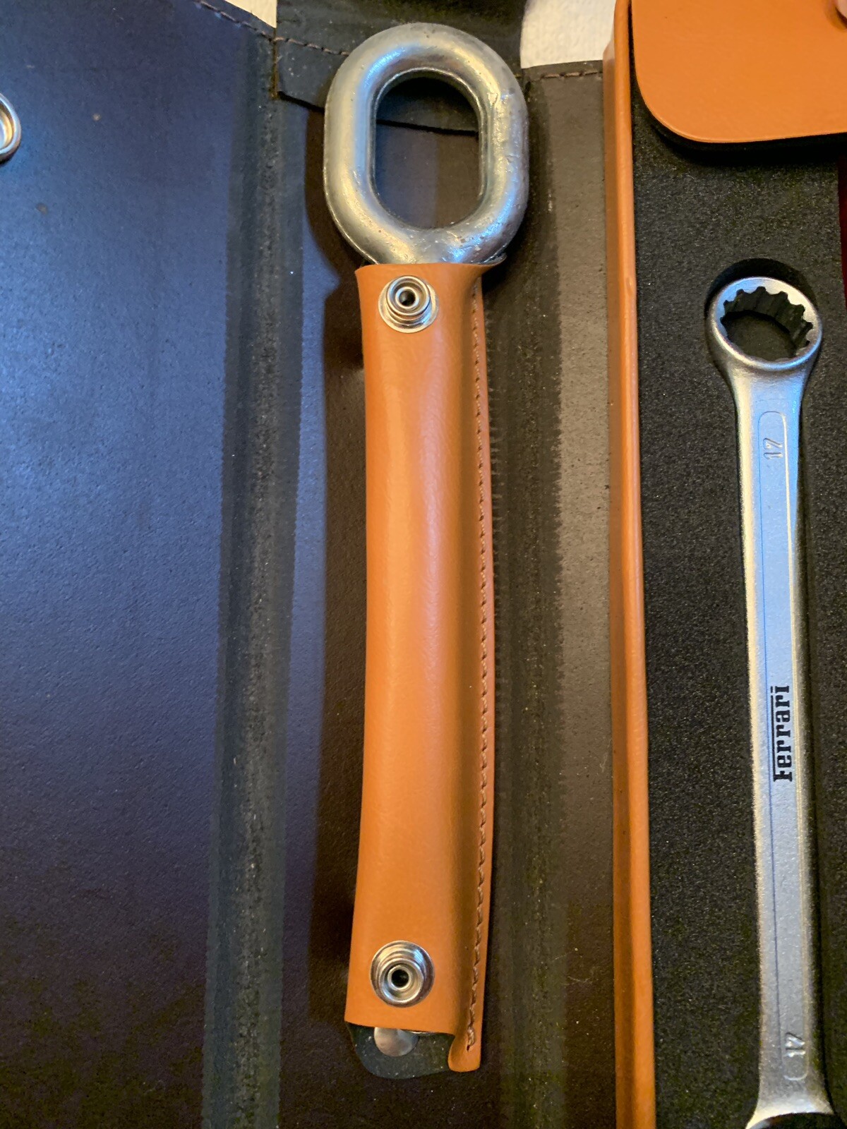 Ferrari Challenge Stradale Tool Kit in Leather Case - OEM