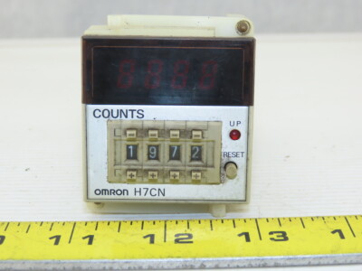 Omron H7CN-XLNM 100-240V 4 Digit Preset Counter Socket Mount
