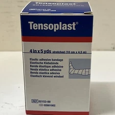 Tensoplast Elastic Adhesive Bandage Tan 4" x 5 YDS