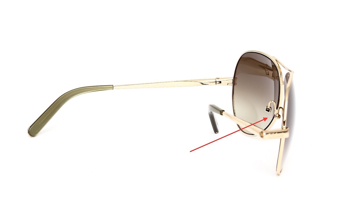 Chloe CE107S Women\'s aviator sunglasses Chloe Aviator Polarized Sunglasses | Avara main image 2