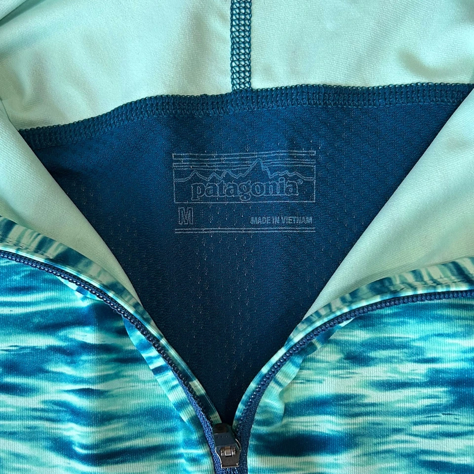 Pullover Patagonia Todo Clima Cuello Cremallera Manga Larga *Defecto Mujer’s Mediano Foto 4 de 4