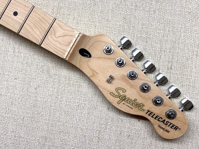ジャンク:squier telecaster thinline フェンダーネック Genuine Fender Squier TELECASTER THINLINE NECK w/KEYS Maple