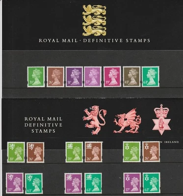 Royal Mail - Definitive Stamps Año 1996 Completo. - Imagen 1 de 4