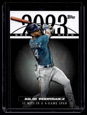2024 Topps Series 1 Greatest Hits Julio Rodríguez Seattle Mariners #23GH-17