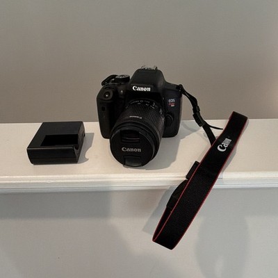 Canon EOS Rebel T6i 24.2MP DSLR Black w/ EF-S 18-55mm IS STM Touchscreen