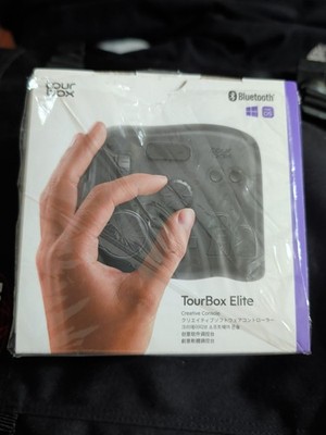 TourBox Elite Bluetooth Controller für Video Fotobearbeitung Farbkorrektur GEÖFFNET