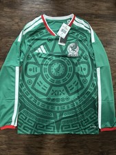 NWT Adidas Mexico 2026 World Cup Home Soccer Jersey Long Sleeve M KA6058