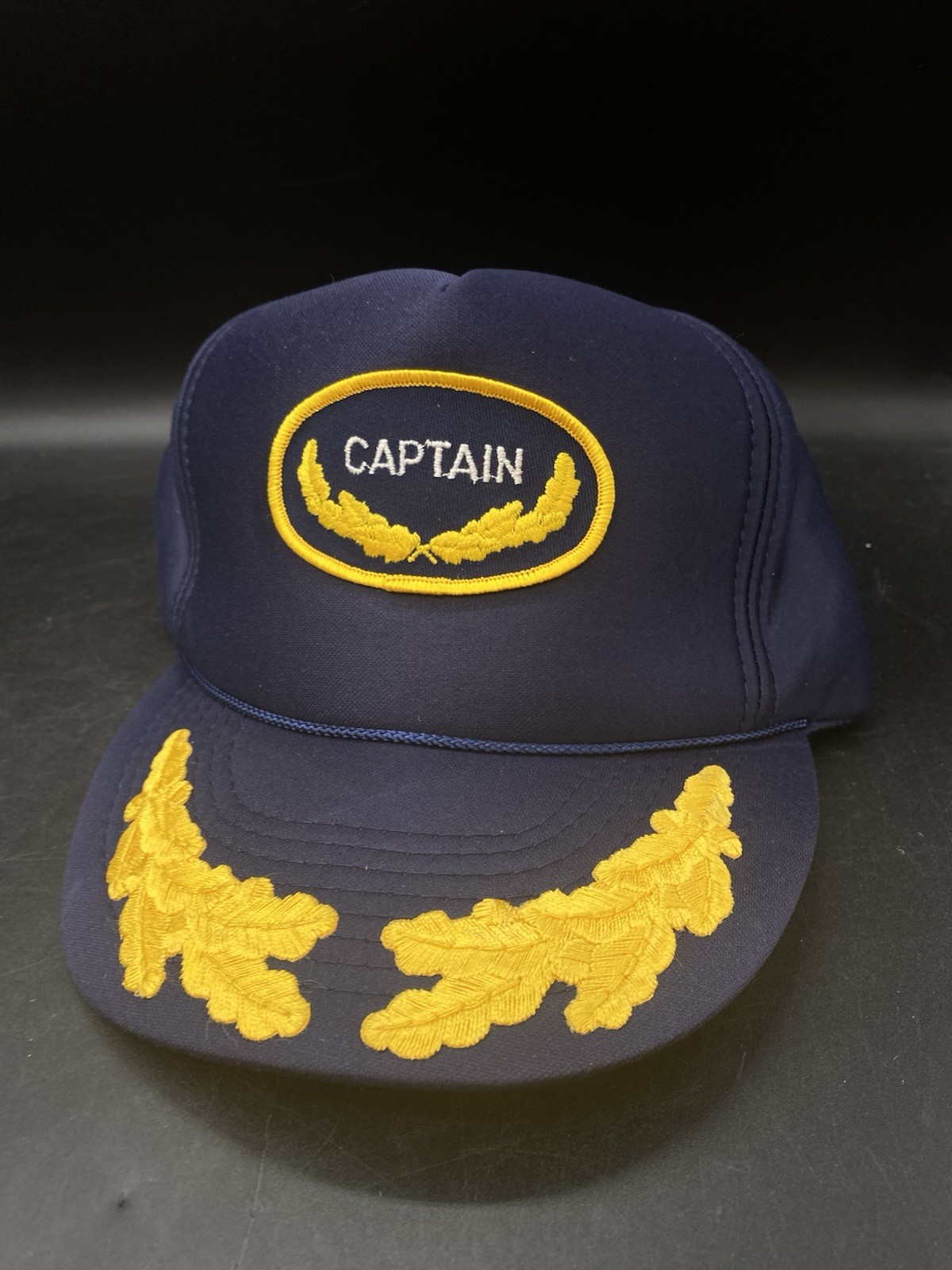 Otto Captain Hat Snapback Foam Front Patch Cap Tr… - image 2