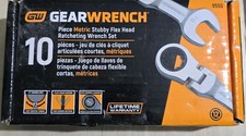 Gearwrench Stubby Wrench Set Flex Ahead 9550 Ratcheting Metric Tools