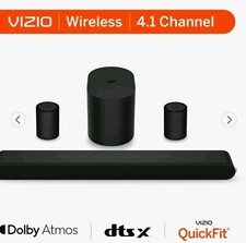 VIZIO Wireless 4.1ch Soundbar Dolby Atmos DTS:X QuickFit Black