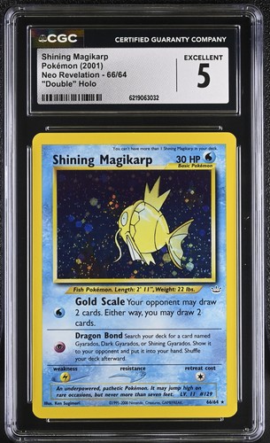 Shining Magikarp (Unlimited) graded CGC 5 for sale on eBay