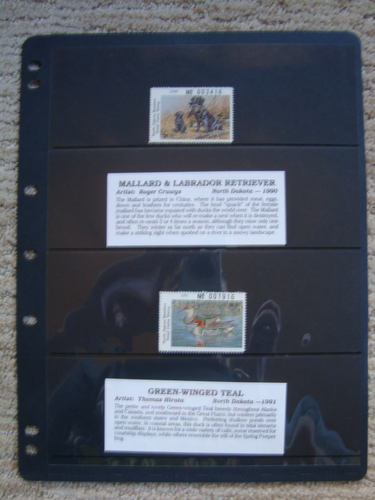 DUCK STAMP COLLECTION STATE & FORGEIN 50 TOTAL STAMPS SEE PHOTOS - Picture 15 of 24