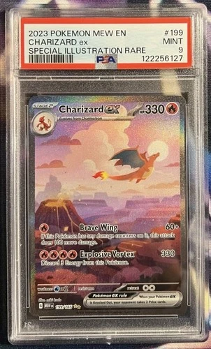 2023 Pokemon 151 Charizard EX 199/165 PSA 9 Mint Special Illustration Rare