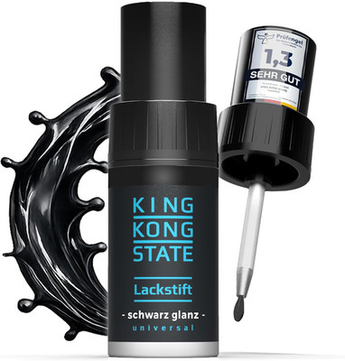King Kong State Lackstift - SCHWARZ GLÄNZEND - 1-Schicht-Lack Zur Ausbesserung V