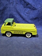 Vintage 1960s Nylint Ford Econoline Jungle Wagon Pressed Steel Toy Truck