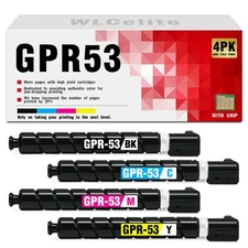 GPR-53 GPR53 Toner Cartridge 4 Pack for Canon ImageRunner Advance C3520 C3525i