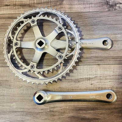 Shimano FC-6400 Ultegra Tri-Color Crankset 172.5 Square Taper 53