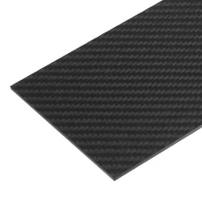 1 Pcs Carbon Fiber Sheet 100x250x2.5mm Matte Surface Twill Weave Panel Sheet