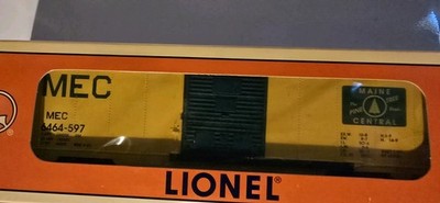 LIONEL 6-29203 O GAUGE MAINE CENTRAL BOXCAR MEC #6464-597. B-21
