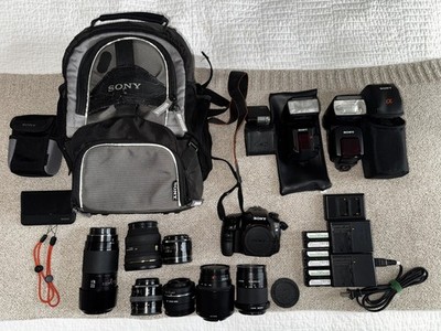Sony A65 DSLR Camera System   Complete Photography Package