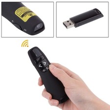 PowerPoint Puntatore Clicker Penna Laser PPT Telecomando Wireless-USB Presentatore