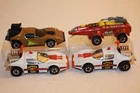 4 Hot Wheels Vintage 1977-1983 Cars FLAME RUNNER / SPACE COP / SPACER RACER
