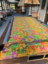 Deadstock Vintage 1960s / Early 1970s Novelty Print Sheer Fabric Remnant