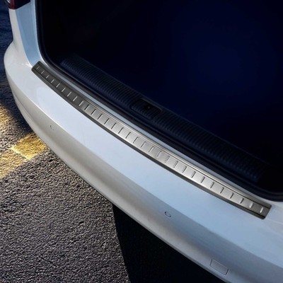 Rear Bumper Sill Cover for Audi A3 8V Sportback 2016-2018 S.Steel Brushed
