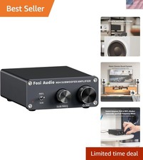 Efficient 100W Digital Subwoofer Amplifier with Compact Design for Easy Setup