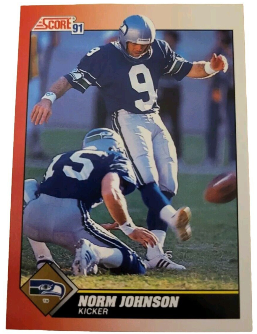 1991 Score #146 Norm Johnson Seattle Seahawks NFL Football Card (Z
