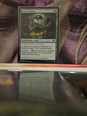 Favor of Jukai 184 Common Kamigawa: Neon Dynasty Magic: The Gathering Near Mint