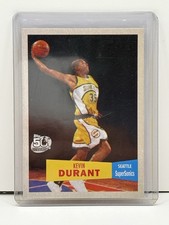 2007-08 Topps Kevin Durant #112 1957-58 Variations Rookie Card RC. rookie card picture