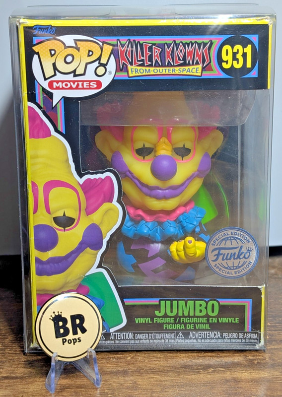Funko POP! Killer Klowns from Outer Space Jumbo #931 BOX DAMAGE w/Pop Protector